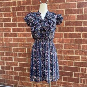 Twentyone Floral Ruffle Dress (Small)